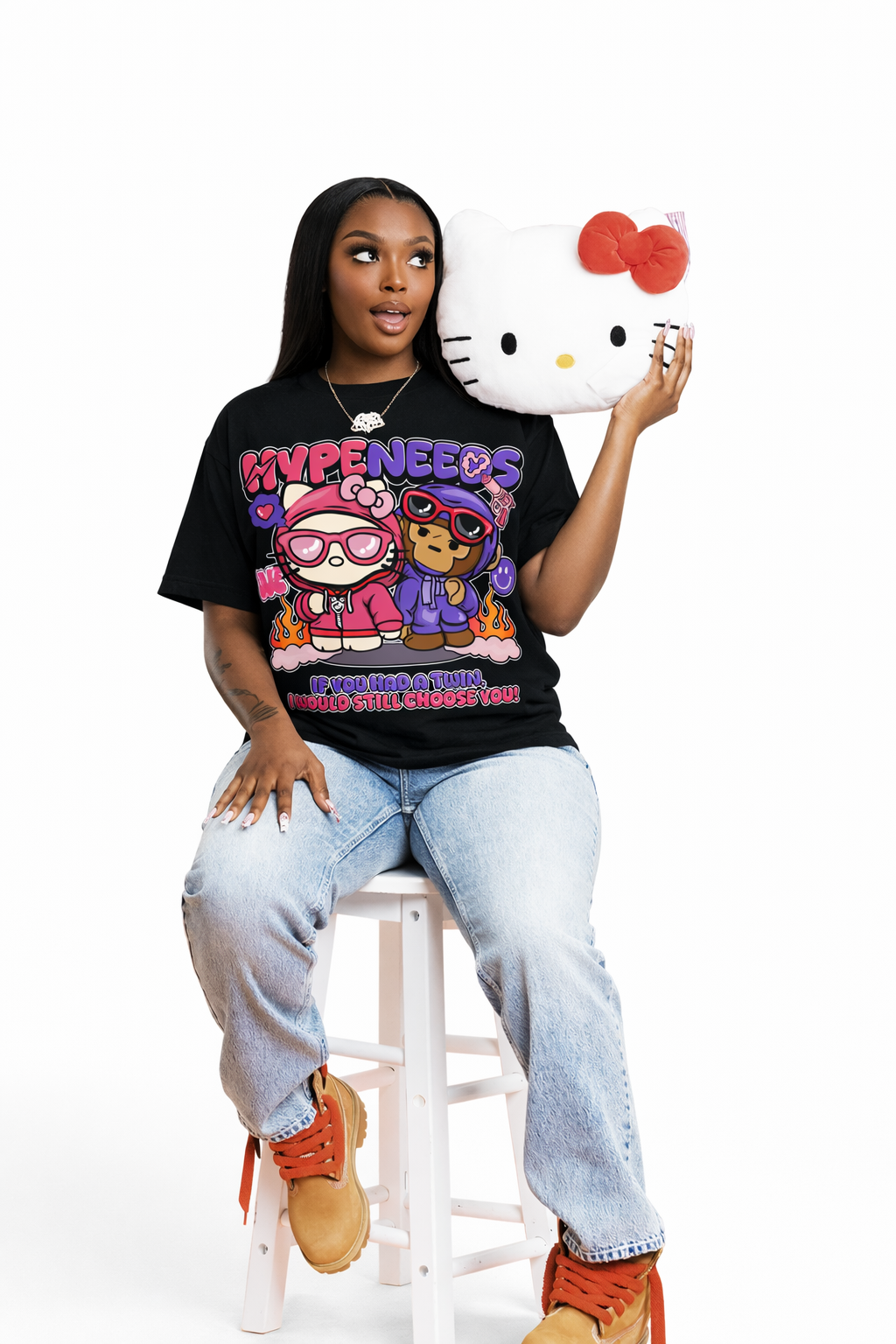 HN "KITTY APE" TEE - VALENTINES EXCLUSIVE