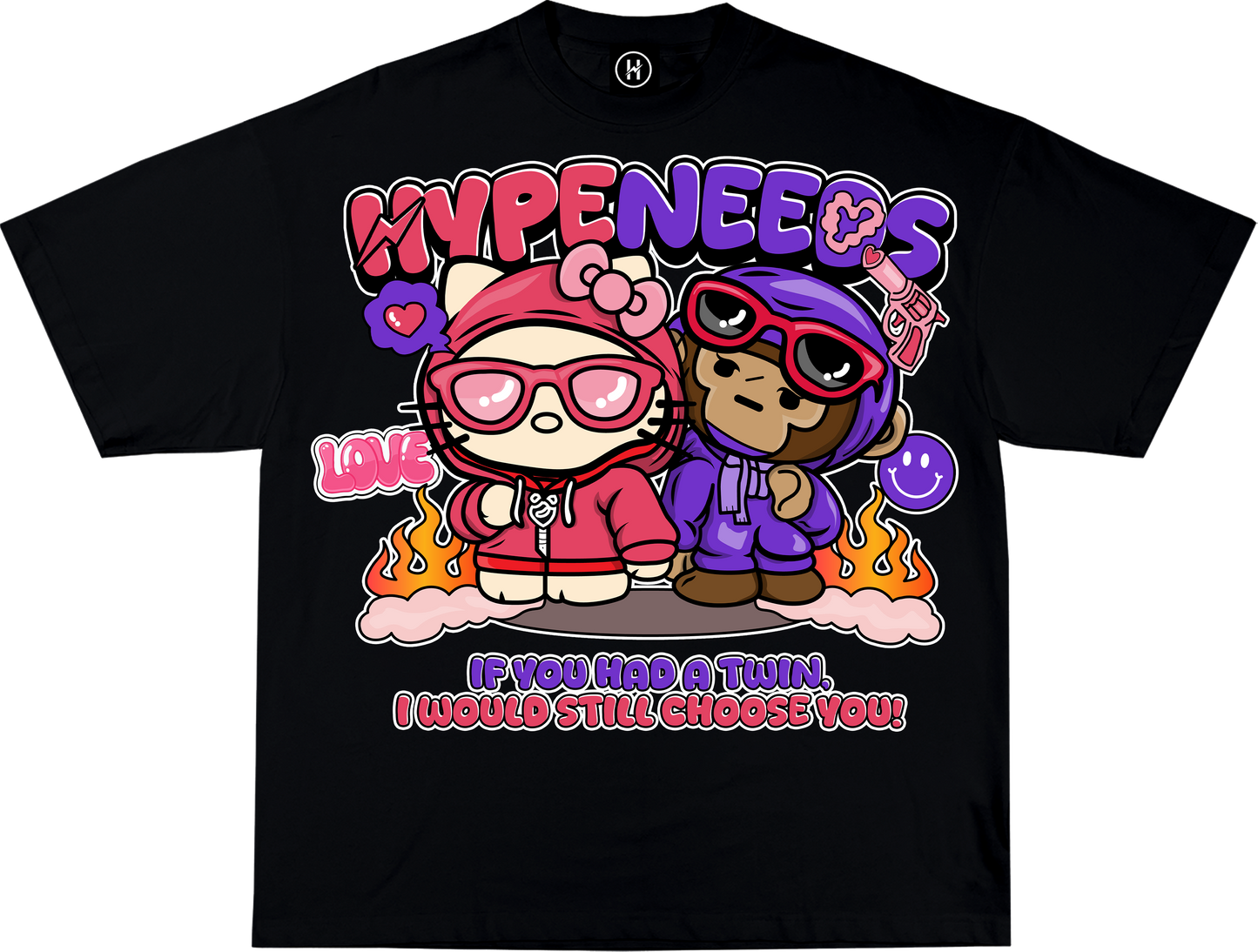 HN "KITTY APE" TEE - VALENTINES EXCLUSIVE