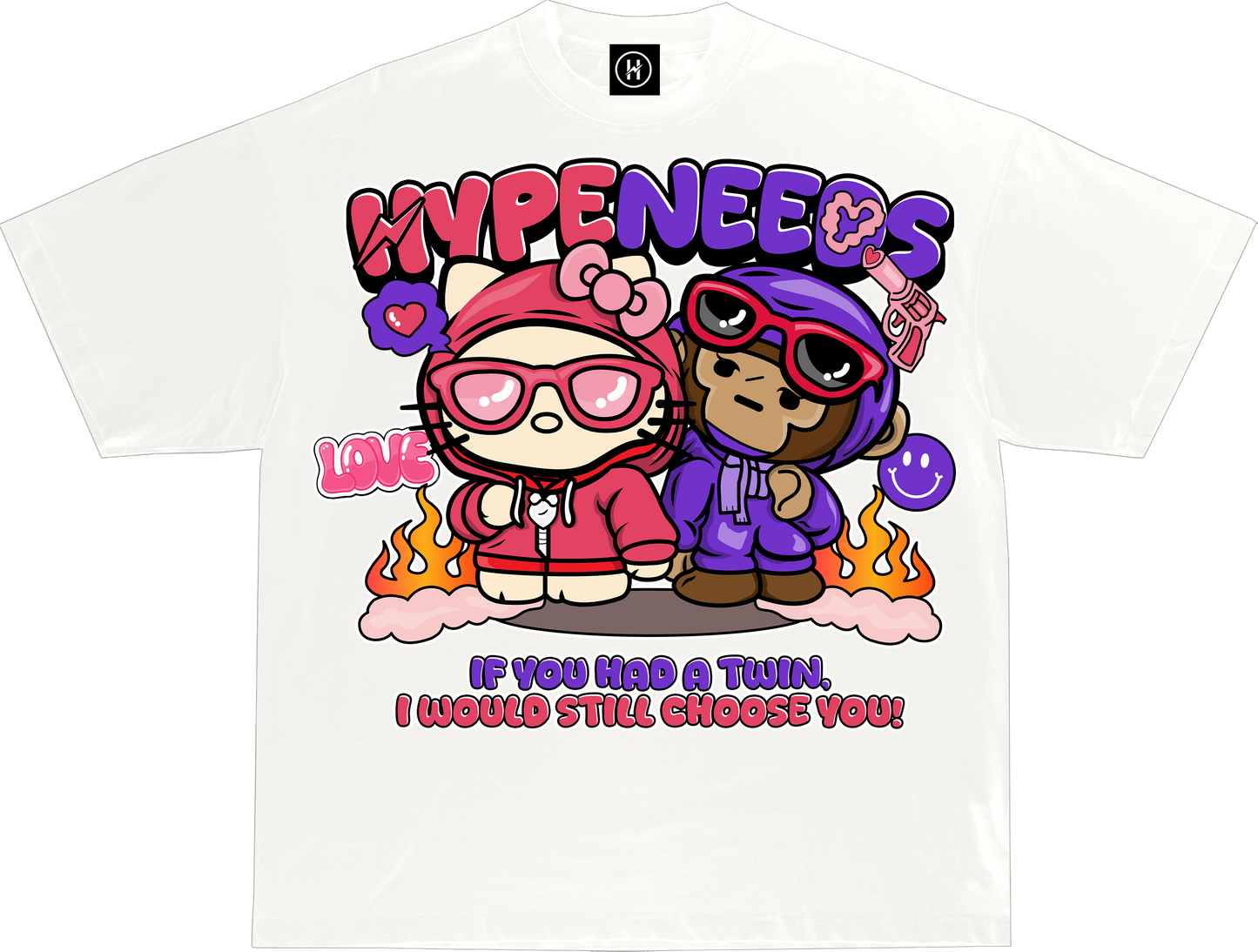HN "KITTY APE" TEE - VALENTINES EXCLUSIVE